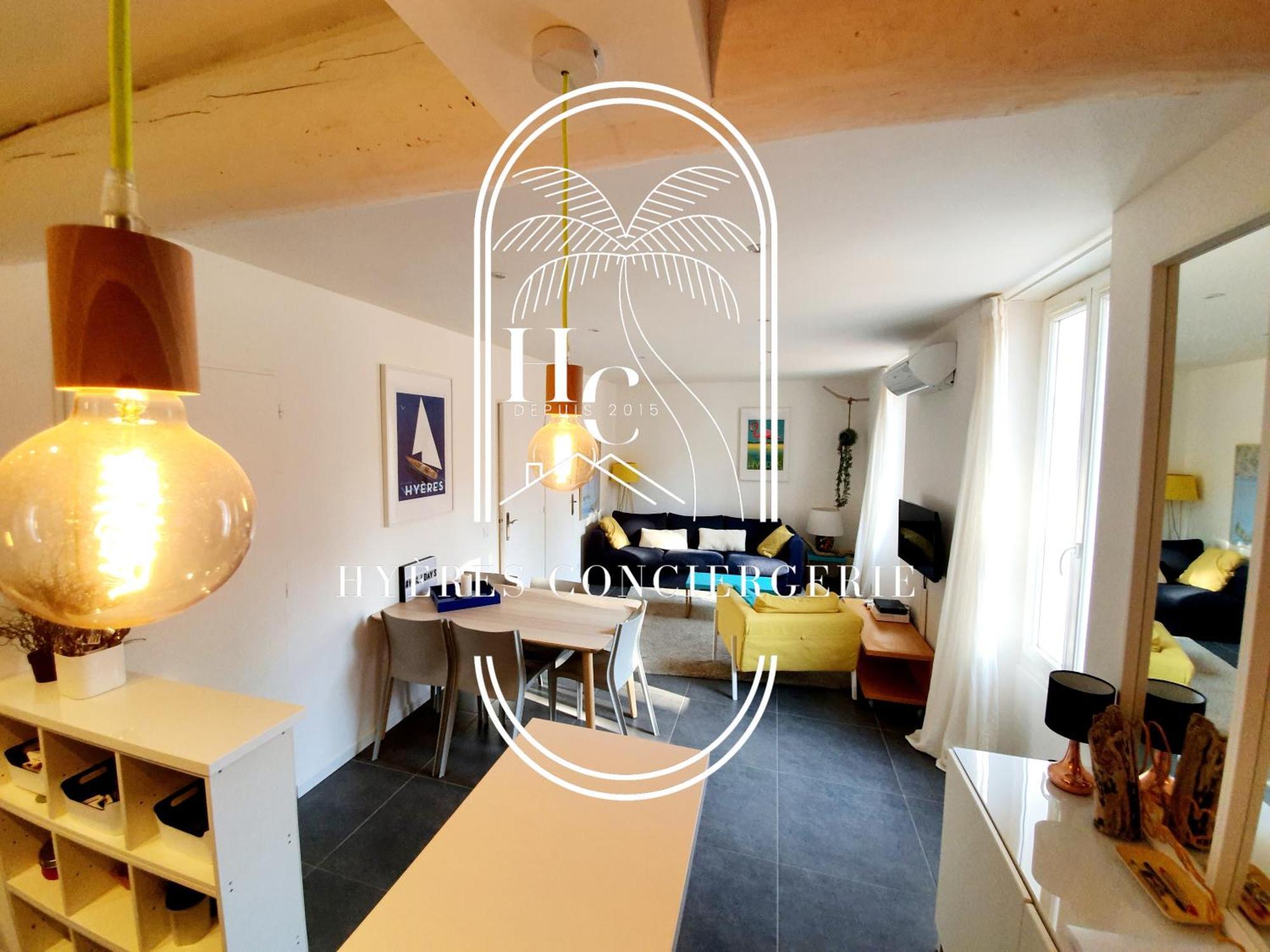 Petit Moulin-T3 Giens-Clim-Parking Apartment อิแยร์ ภายนอก รูปภาพ